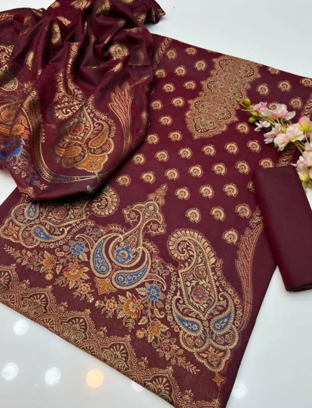 3pc Lawn Jacquard Brosha Dress