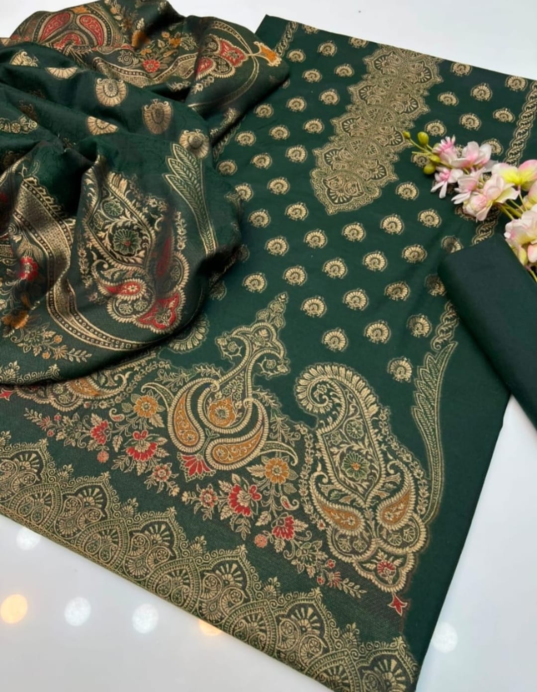 3pc Lawn Jacquard Brosha Dress